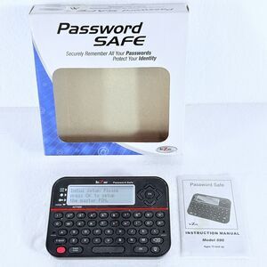 Vintage Reczone Password Safe Model 595 Up To 400 Accounts Stored Tested Works